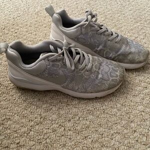 Nike Light Gray snakeskin Sneakers